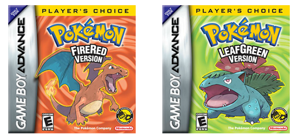 Pokemon FireRed and LeafGreen – New Pages!