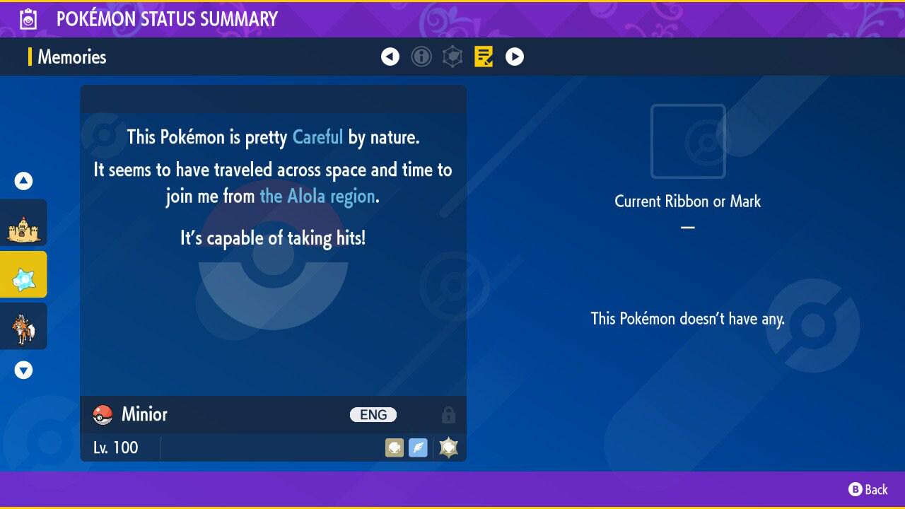 Shiny MINIOR Pokémon Scarlet Violet 6IV Competitive Battle Ready Pokémon card photo 3