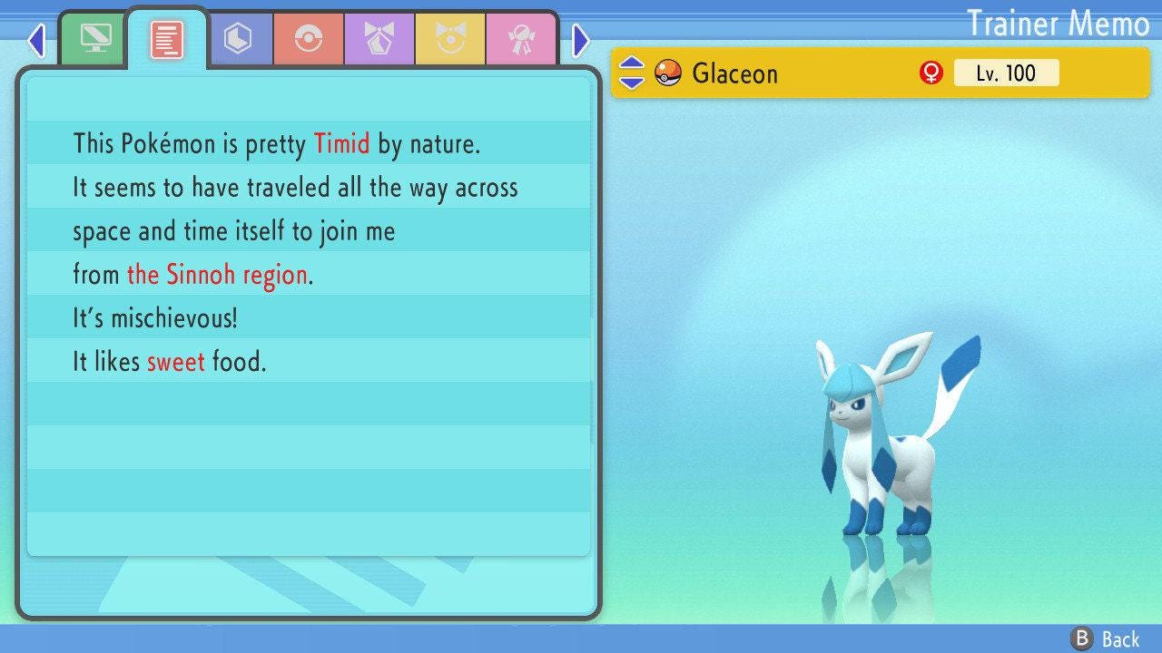 SHINY 6IV GLACEON Pokemon Brilliant Diamond Shining Pearl 6IV Competitive Battle Ready Pokémon card photo 2