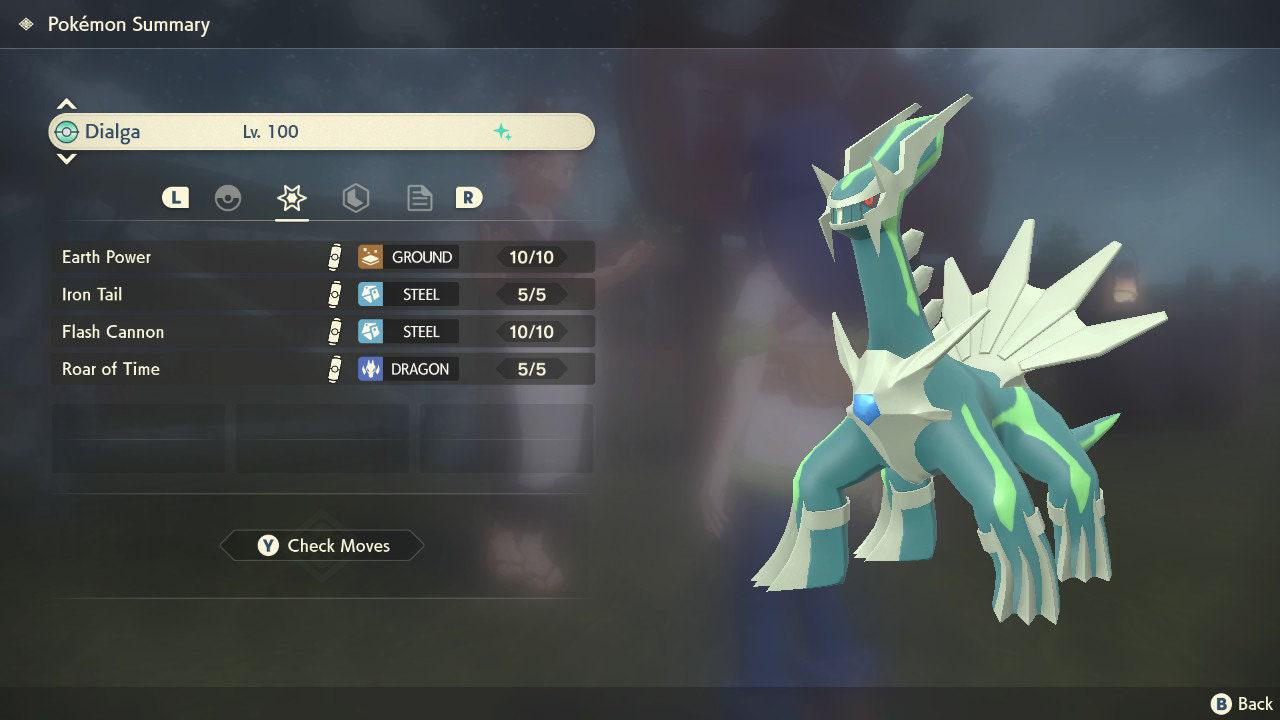Shiny Dialga Pokemon Legends Arceus 6IV Competitive Battle Ready Pokémon card photo 2