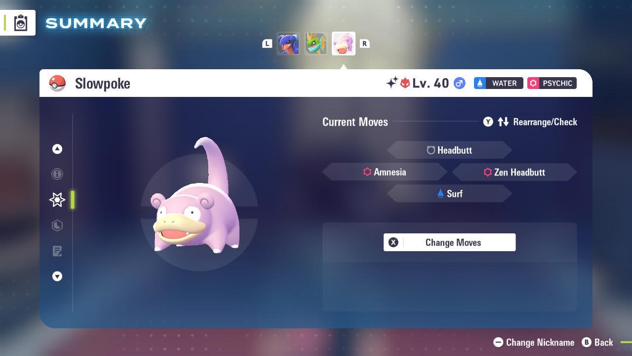 Фото покемона Блестящий Альфа Слоупок Pokémon Legends ZA 6IV Готов к соревновательным боям 3
