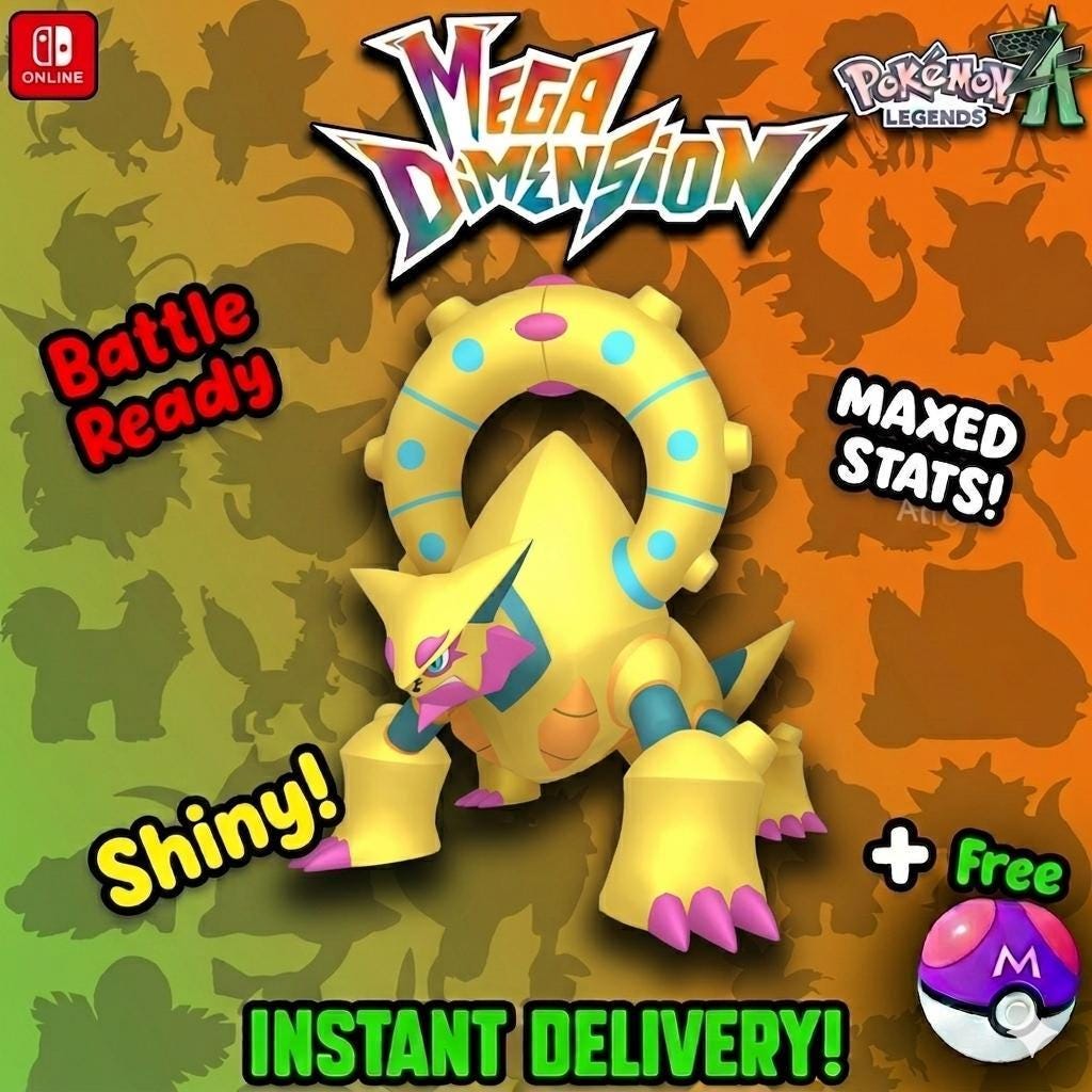 Pokemon ZA Mega Dimension DLC Shiny 6IV Volcanion Home Event 260427 6IV Competitive Battle Ready – Exclusive Event Pokémon Pokémon card photo