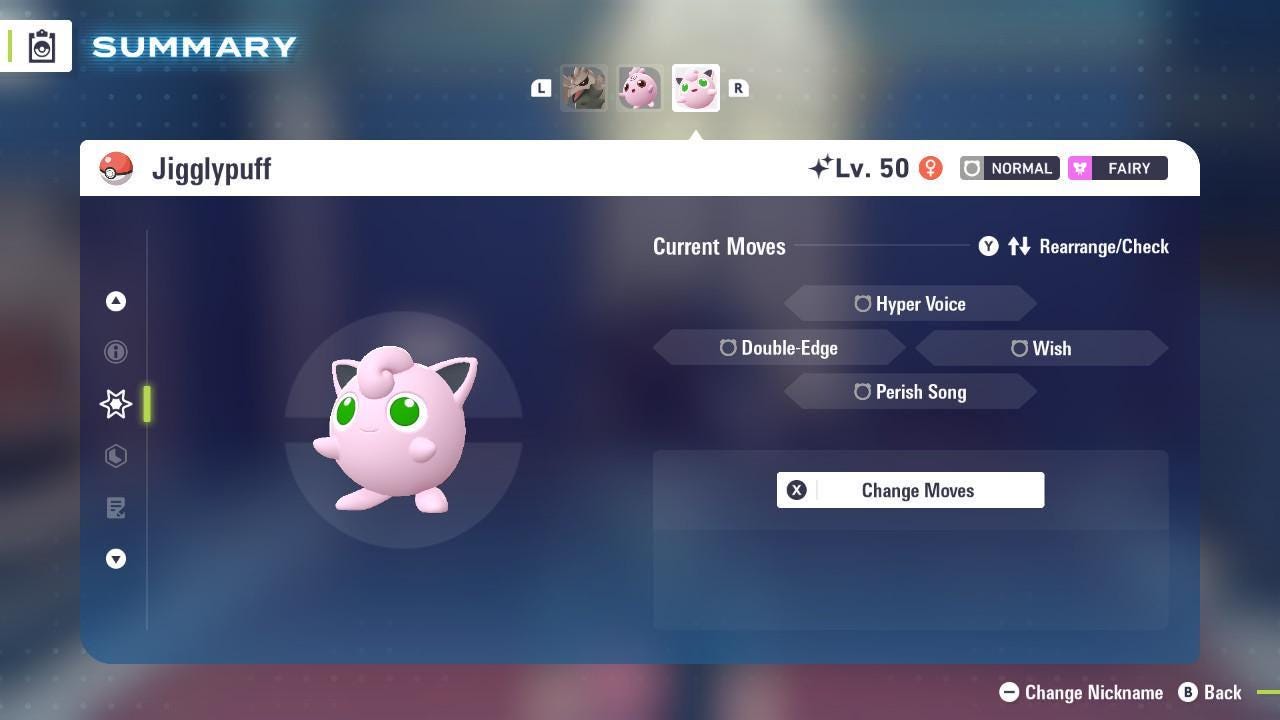 Shiny Jigglypuff Pokemon Legends ZA Mega Dimension DLC 6IV Competitive Battle Ready Pokémon card photo 3