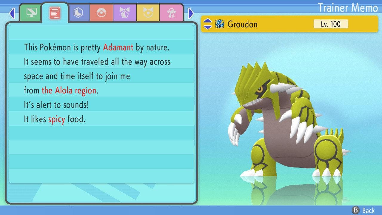 SHINY 6IV GROUDON Pokemon Brilliant Diamond Shining Pearl 6IV Competitive Battle Ready Pokémon card photo 5