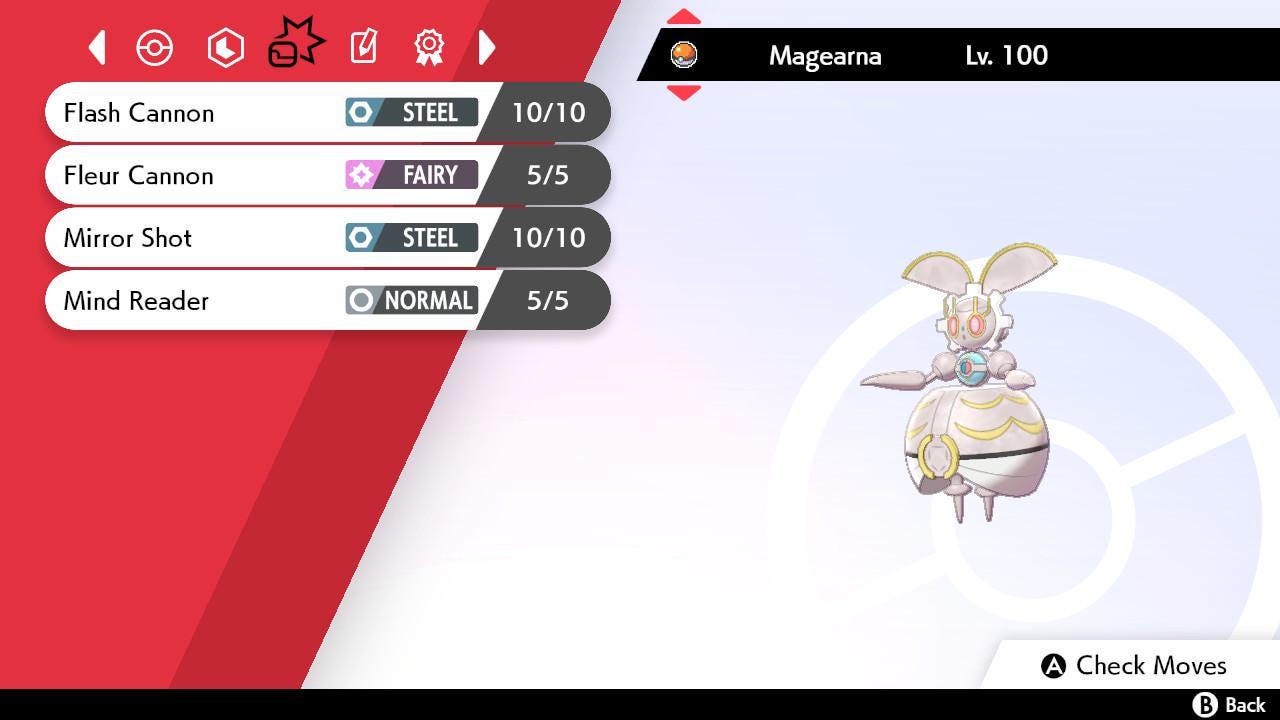 Non Shiny MAGEARNA Pokemon Sword Shield 6IV Competitive Battle Ready Pokémon card photo 3