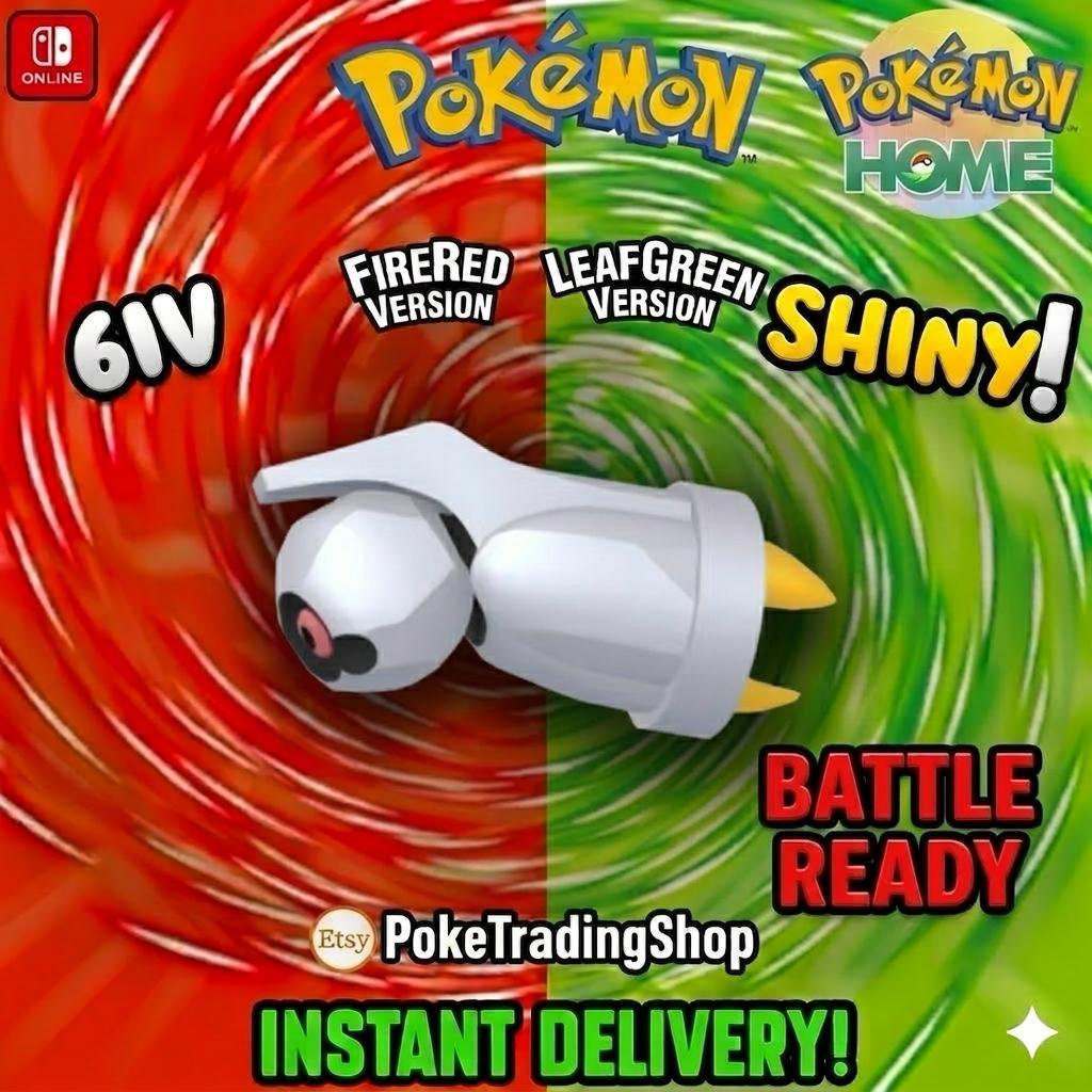 SHINY BELDUM Pokémon FireRed LeafGreen 6IV Competitive Battle Ready Pokémon card photo