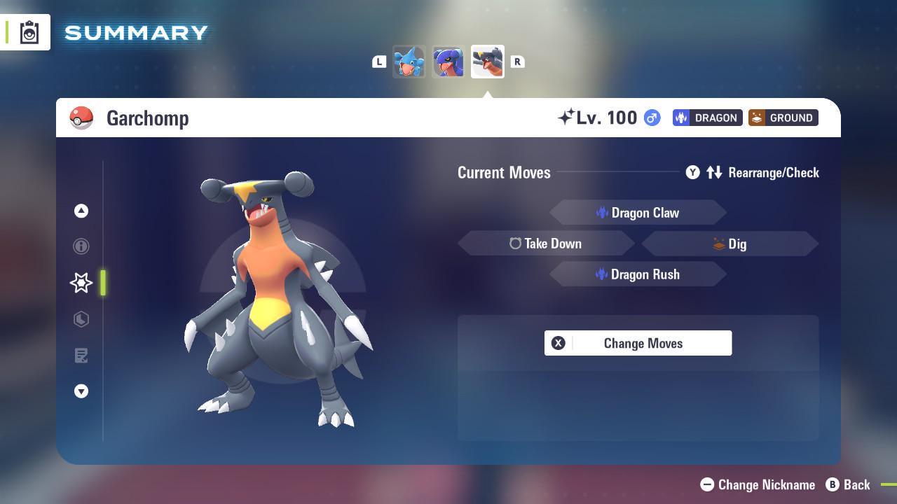 Shiny GARCHOMP Pokémon Legends ZA 6IV Competitive Battle Ready Pokémon card photo 4