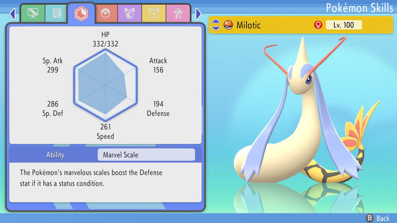 SHINY 6IV MILOTIC Pokemon Brilliant Diamond Shining Pearl 6IV Competitive Battle Ready Pokémon card photo 2