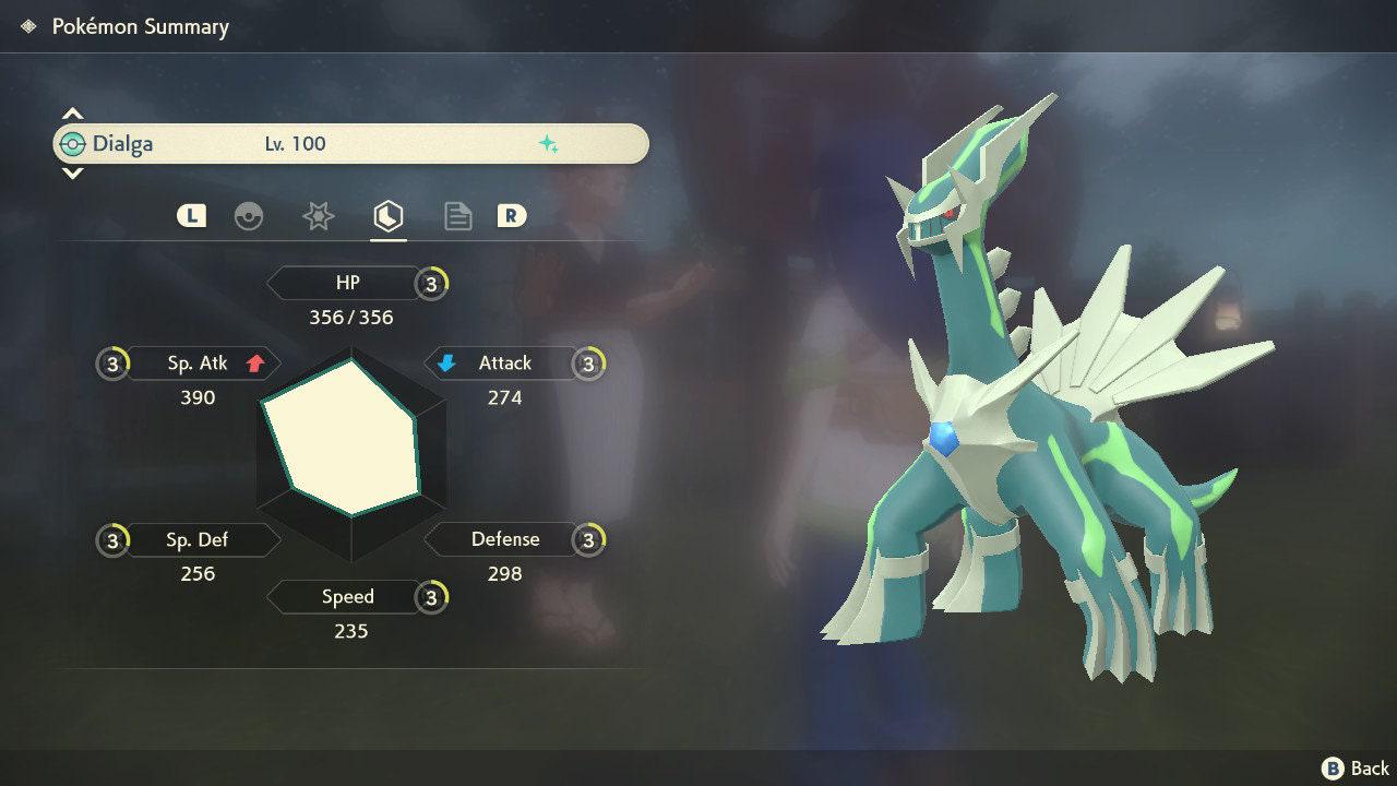 Shiny Dialga Pokemon Legends Arceus 6IV Competitive Battle Ready Pokémon card photo 3
