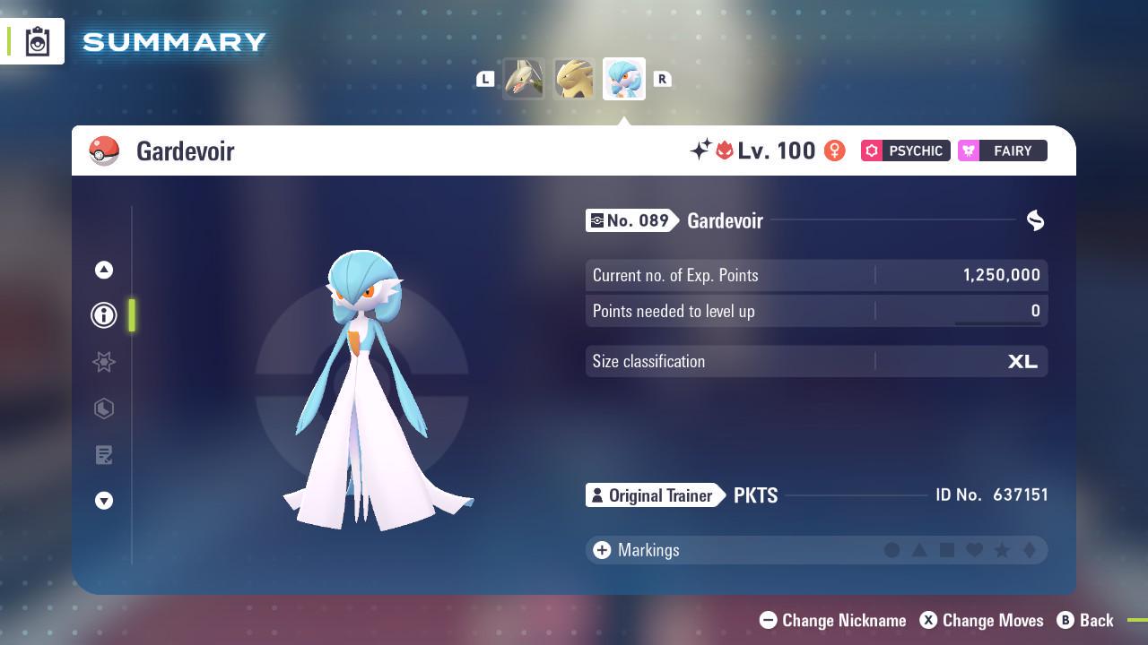 Shiny Alpha Gardevoir Pokémon Legends ZA 6IV Competitive Battle Ready Pokémon card photo 3