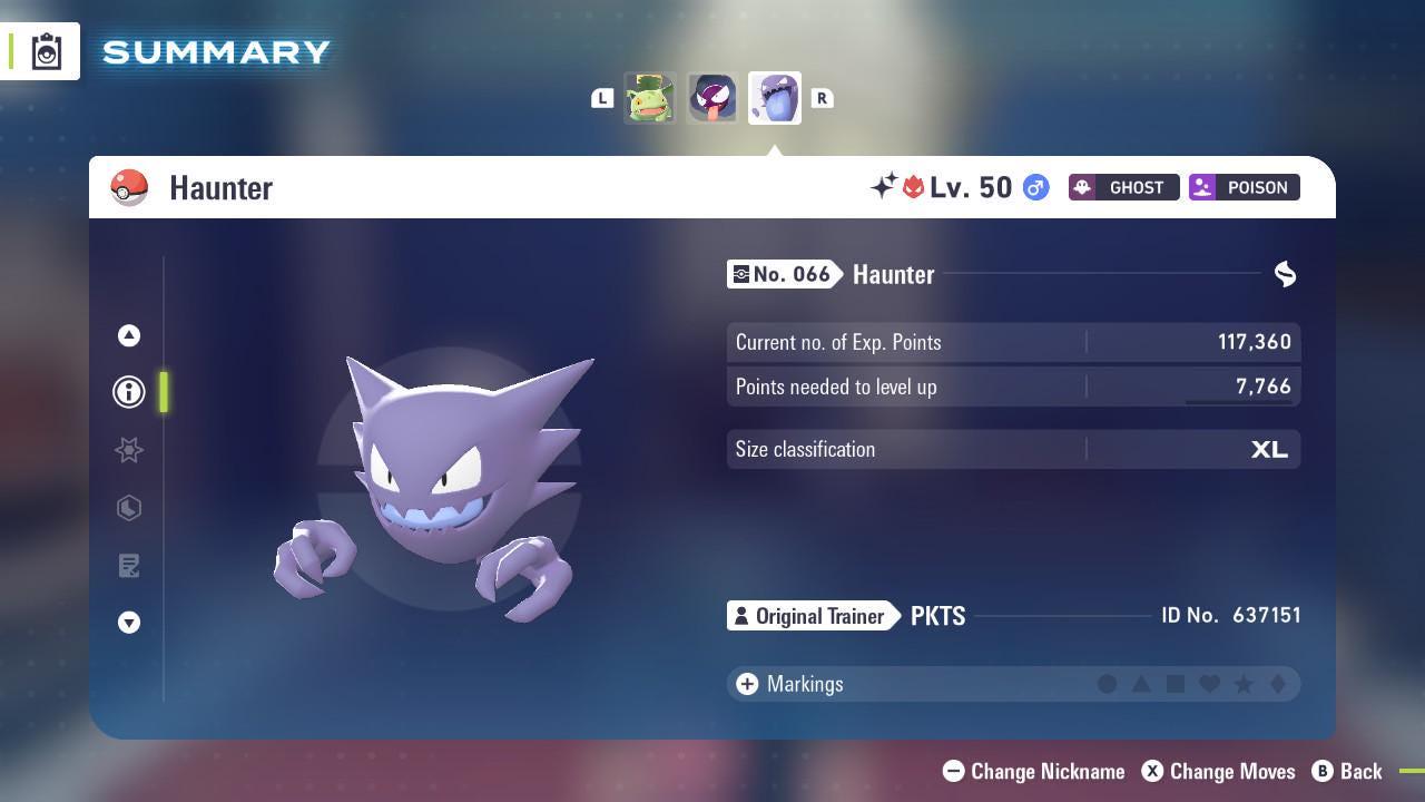 Shiny Alpha Haunter Pokémon Legends ZA 6IV Competitive Battle Ready Pokémon card photo 3