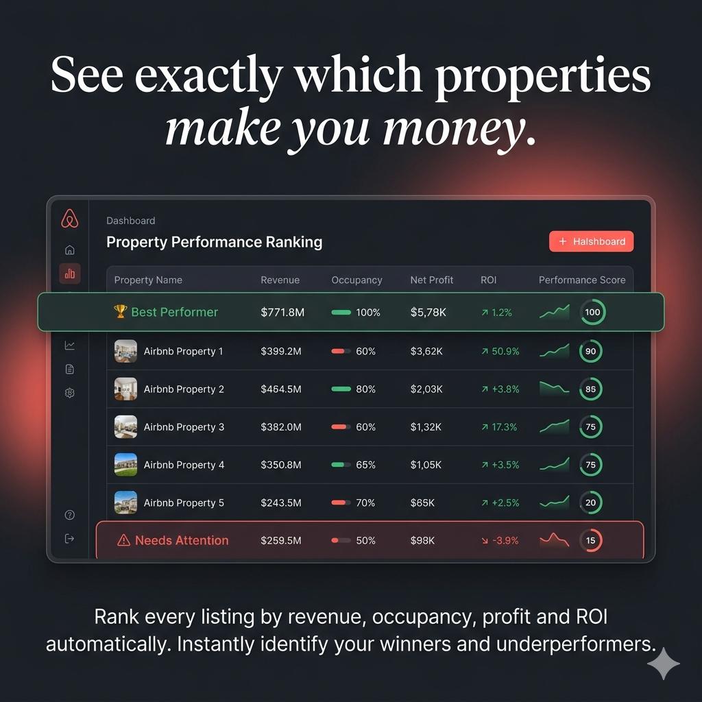 Airbnb Spreadsheet Short Term Rental Tracker Income Expense Profit Dashboard for Airbnb Hosts VRBO Hosts Google Sheets Excel Pokémon card photo 5