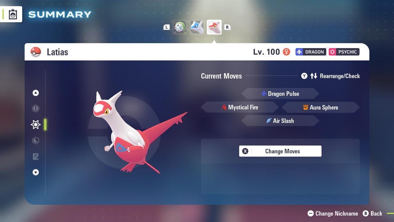 Non Shiny 6IV Latias Pokemon Legends Za Mega Dimension DLC 6IV Competitive Battle Ready Pokémon card photo 4