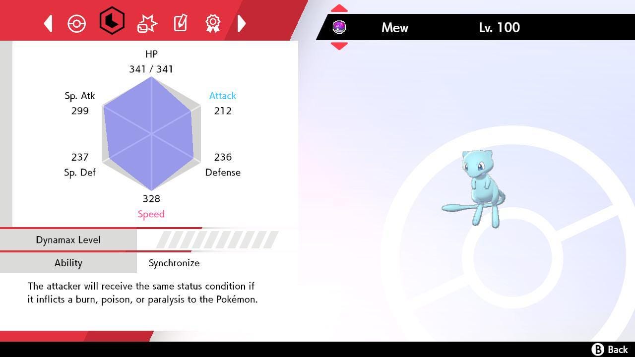Shiny MEW Pokemon Sword Shield 6IV Competitive Battle Ready Pokémon card photo 3