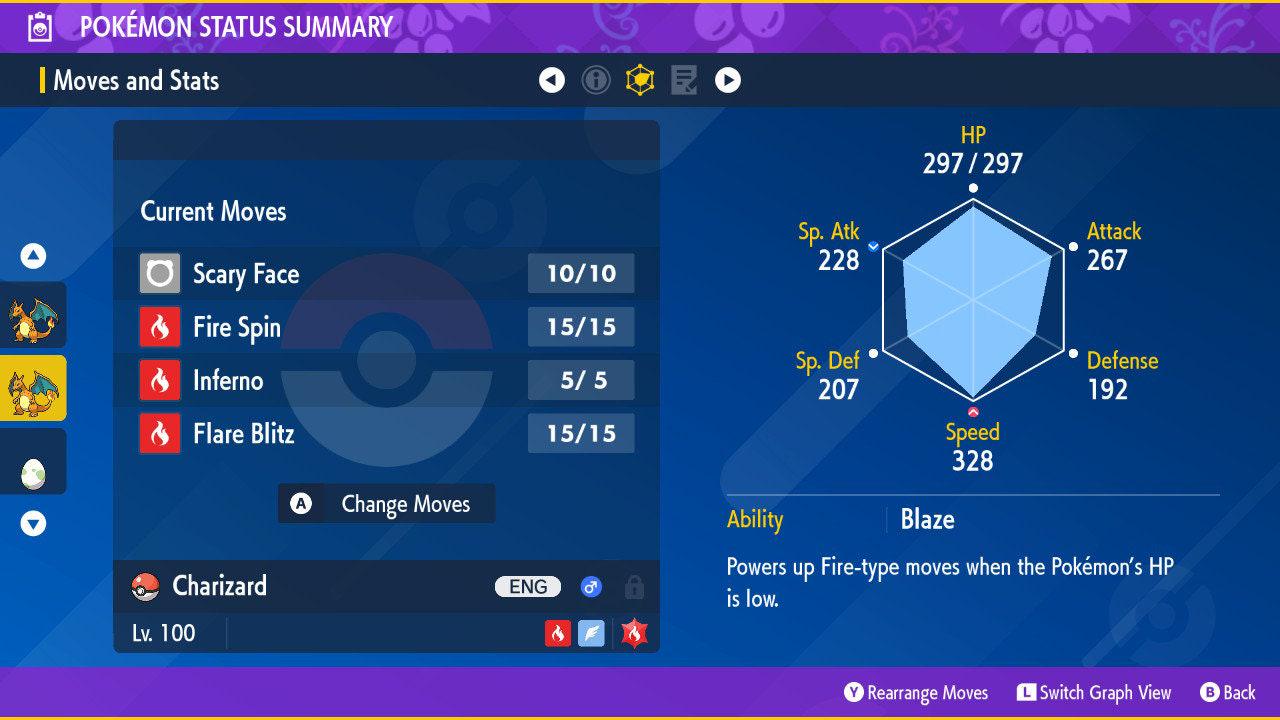 NON Shiny CHARIZARD Pokémon Scarlet and Violet 6IV Competitive Battle Ready Pokémon card photo 2
