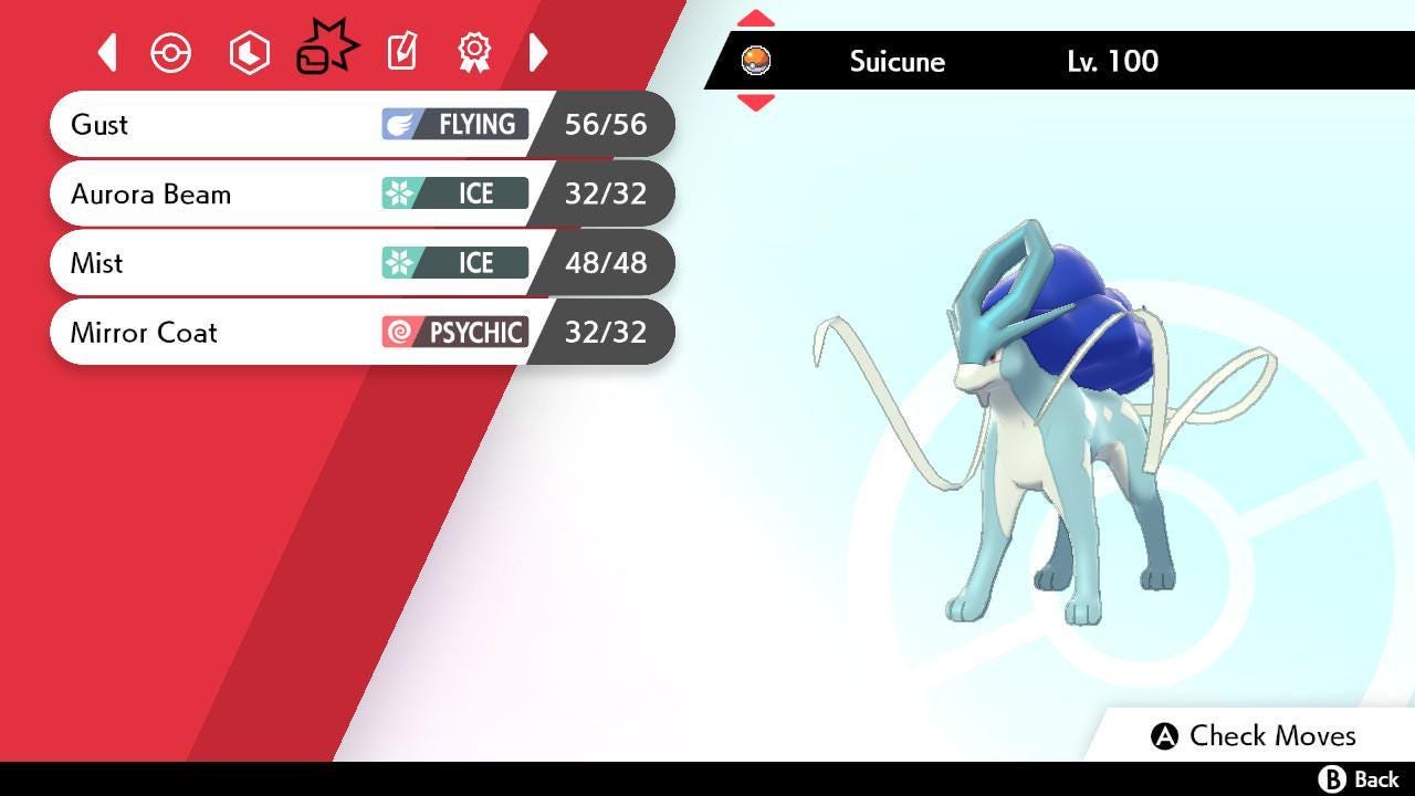 Shiny SUICUNE Pokemon Sword Shield 6IV Competitive Battle Ready Pokémon card photo 4
