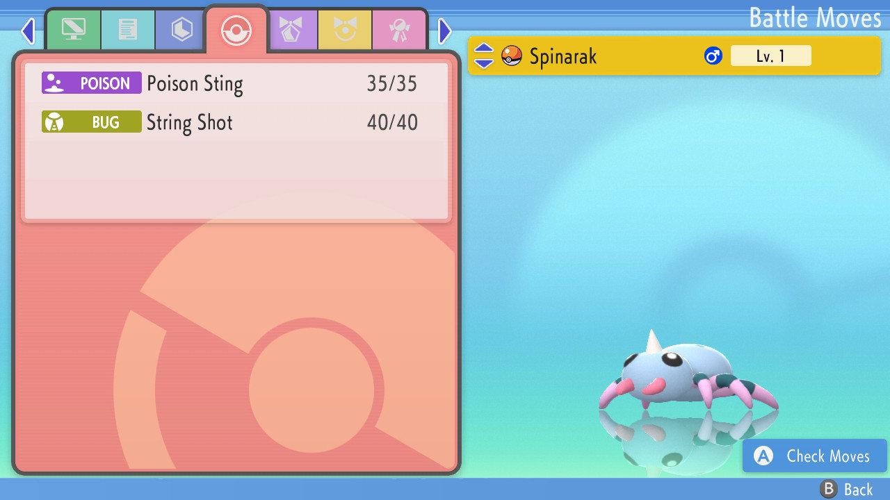 SHINY 6IV SPINARAK Pokemon Brilliant Diamond Shining Pearl 6IV Competitive Battle Ready Pokémon card photo 4