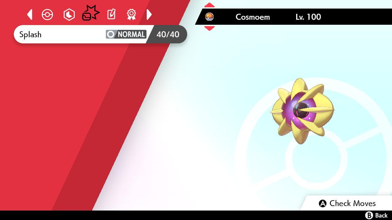 Shiny COSMOEM Pokemon Sword Shield 6IV Competitive Battle Ready Pokémon card photo 3