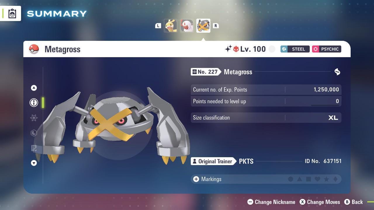 Shiny Alpha Metagross Pokémon Legends ZA 6IV Competitive Battle Ready Pokémon card photo 3