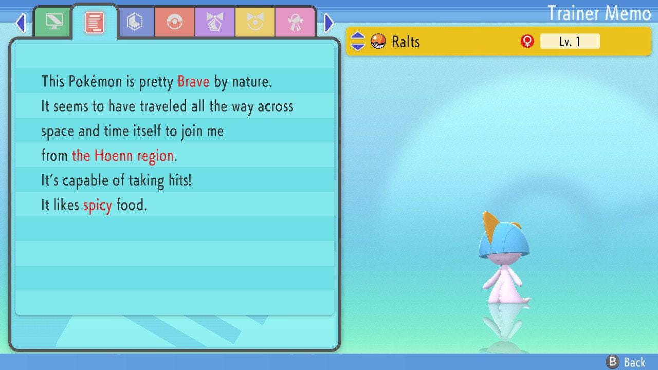 Foto de la carta Pokémon SHINY 6IV RALTS Pokémon Diamante Brillante y Perla Reluciente 6IV Listo para la Batalla Competitivo 2