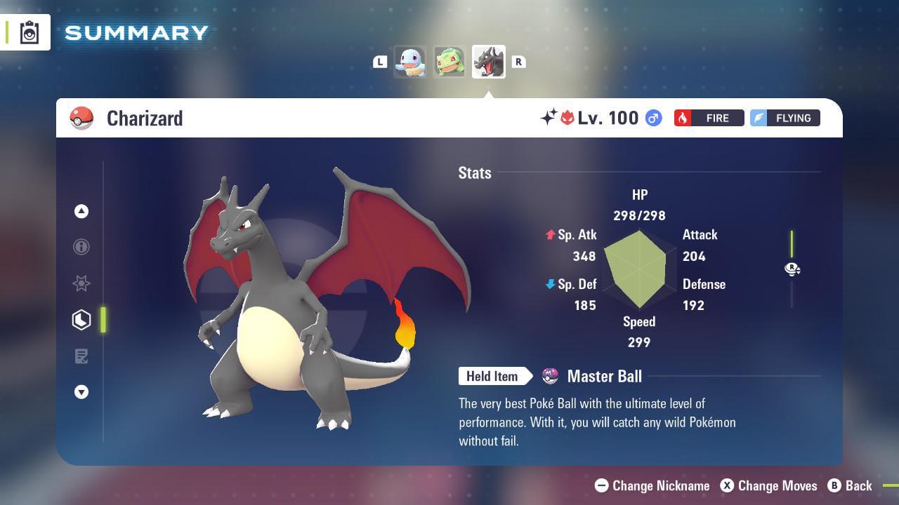 תמונה של שייני ALPHA שייני 6IV צ'ריזארד + אבן מגה X Y מוכן לקרב מאומן EV חפצים ו-OT מותאם אישית מגה התפתחות החלפת Za ZA – תמונה 2