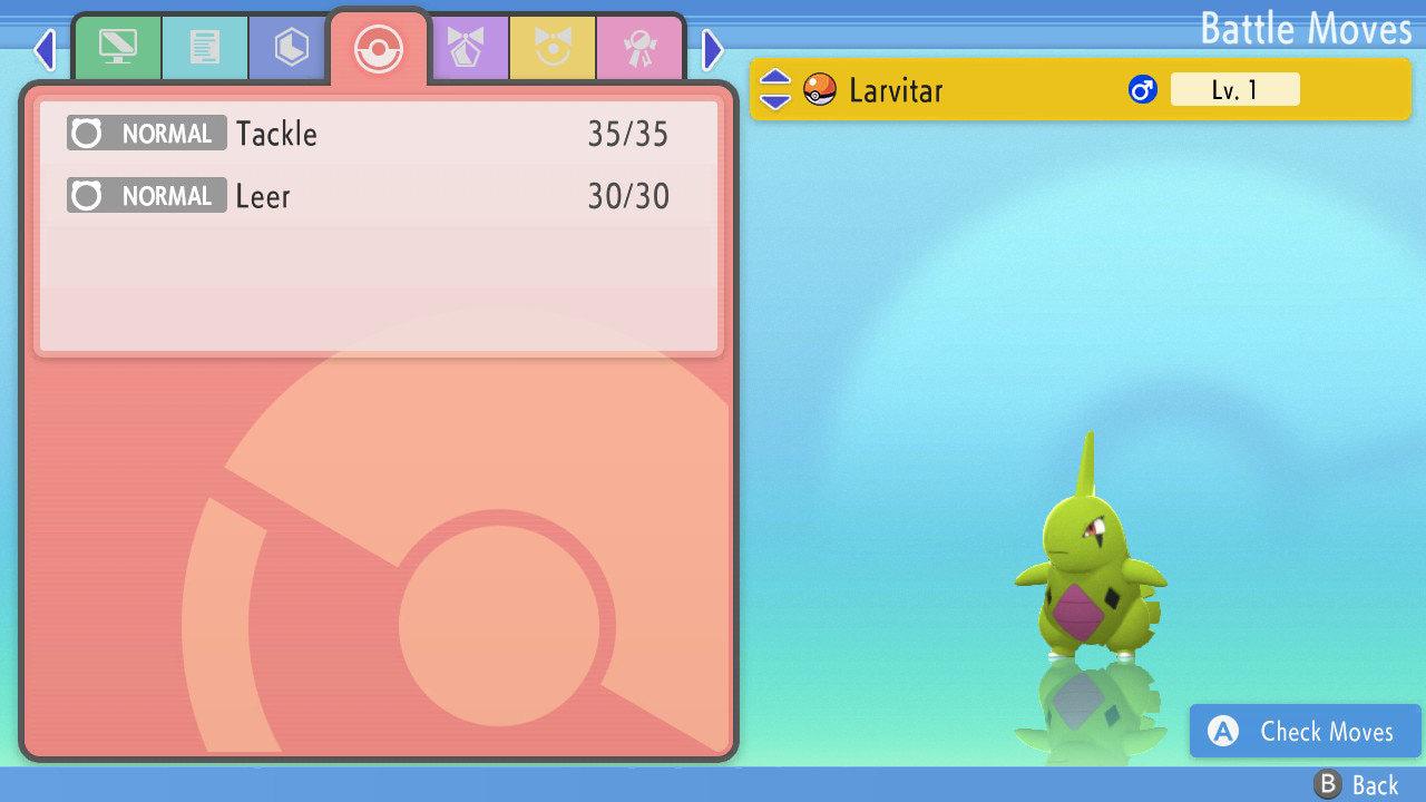 SHINY 6IV LARVITAR Pokemon Brilliant Diamond Shining Pearl 6IV Competitive Battle Ready Pokémon card photo 3