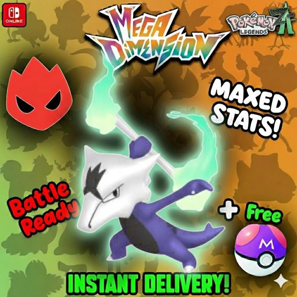 Shiny Alpha Alolan Marowak Pokémon Legends ZA 6IV Competitive Battle Ready Pokémon card photo