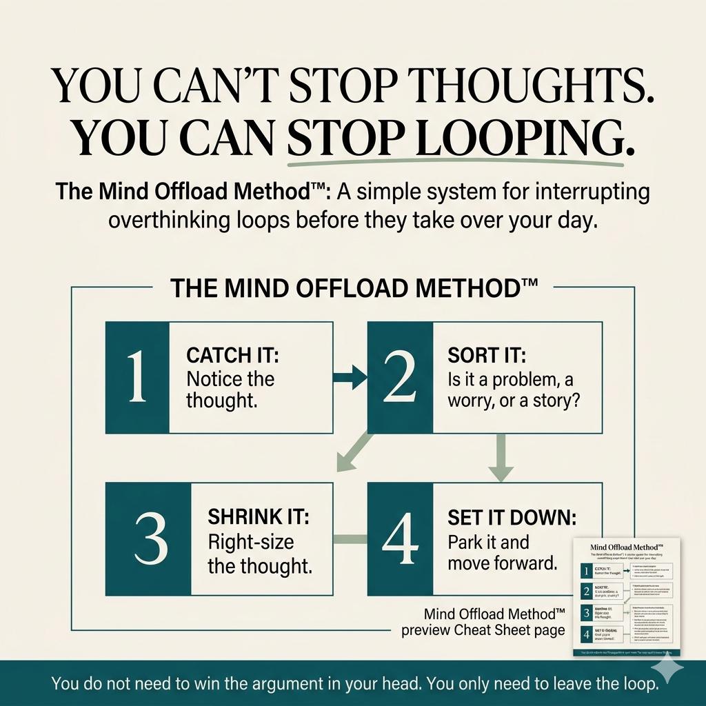 Overthinking Toolkit, Stop Overthinking Workbook Anxiety Relief PDF Racing Mind & Rumination Tools Calm Your Mind Brain Dump Worry Journal Pokémon card photo 2