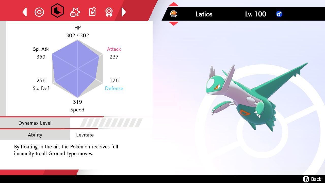 Shiny LATIOS Pokemon Sword Shield 6IV Competitive Battle Ready Pokémon card photo 2