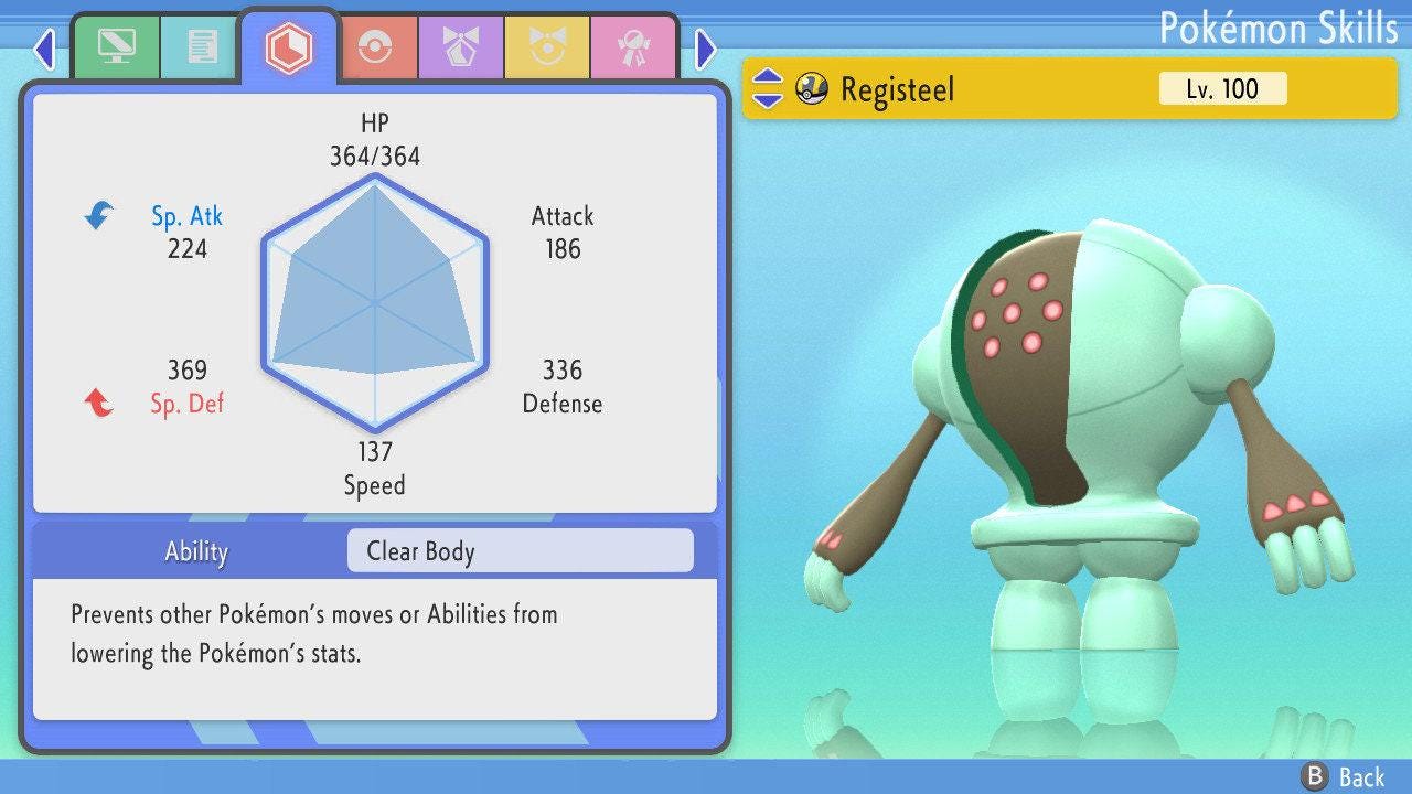 SHINY 6IV REGISTEEL Pokemon Brilliant Diamond Shining Pearl 6IV Competitive Battle Ready Pokémon card photo 4