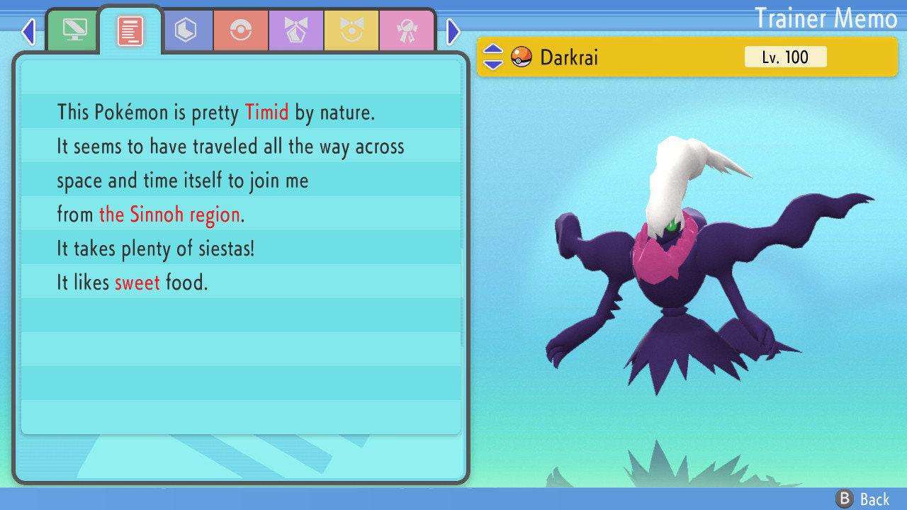 Shiny Darkrai Pokemon Brilliant Diamond Shining Pearl 6IV Competitive Battle Ready Pokémon card photo 3