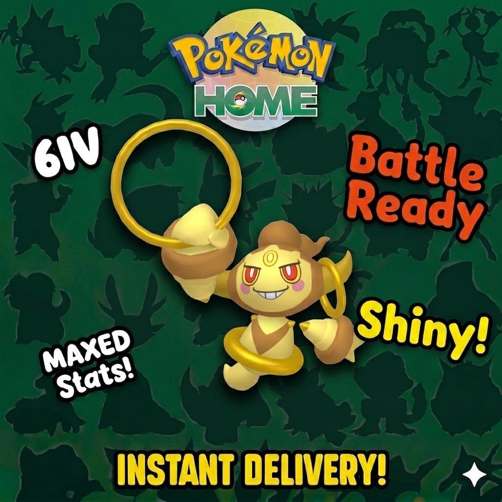 Shiny HOOPA Pokémon HOME 6IV Competitive Battle Ready – Pokémon HOME Transfers Pokémon card photo