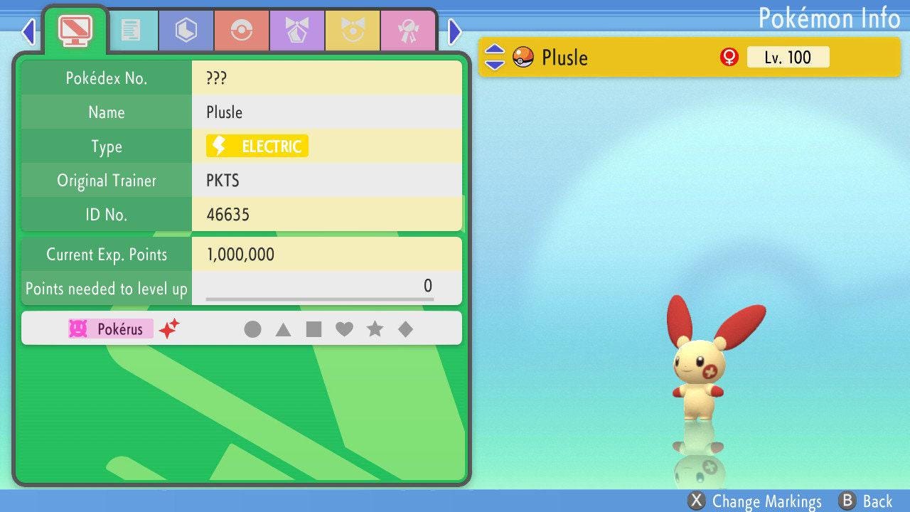 SHINY 6IV PLUSLE Pokémon Brilliant Diamond and Shining Pearl 6IV Competitive Battle Ready – Brilliant Diamond & Shining Pearl Pokémon card photo