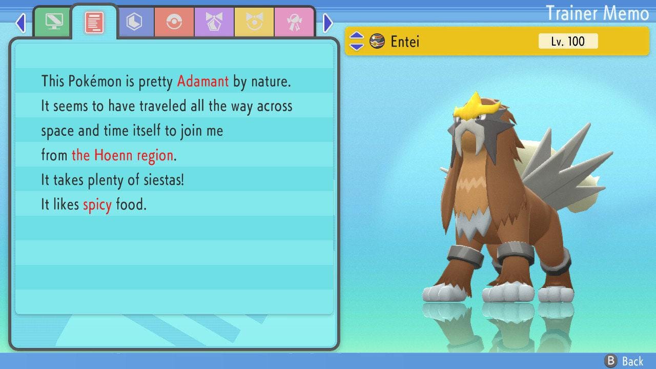 SHINY 6IV ENTEI Pokemon Brilliant Diamond Shining Pearl 6IV Competitive Battle Ready Pokémon card photo 3
