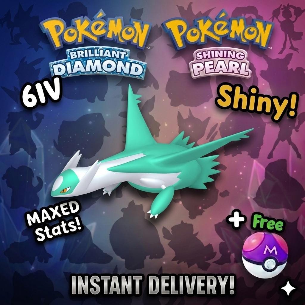 SHINY 6IV LATIOS Pokemon Brilliant Diamond Shining Pearl 6IV Competitive Battle Ready – Brilliant Diamond & Shining Pearl Pokémon card photo