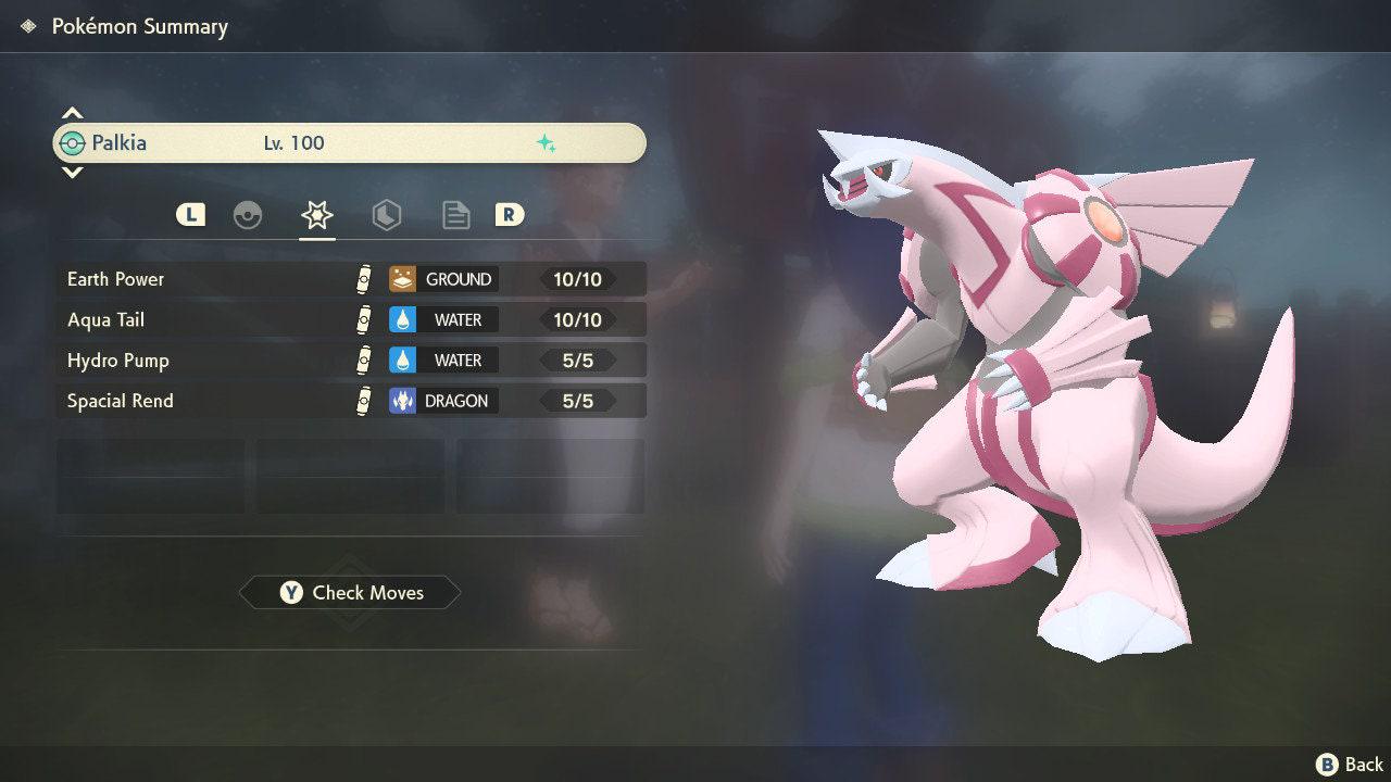 Shiny Palkia Pokemon Legends Arceus 6IV Competitive Battle Ready Pokémon card photo 2