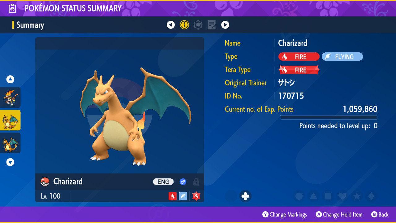ASH CHARIZARD EVENT Pokémon Scarlet Violet 6IV Competitive Battle Ready – Exclusive Event Pokémon Pokémon card photo