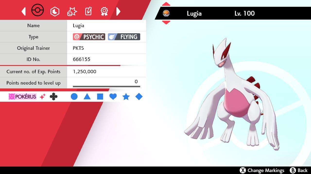 Shiny LUGIA Pokemon Sword Shield 6IV Competitive Battle Ready Pokémon card photo 2