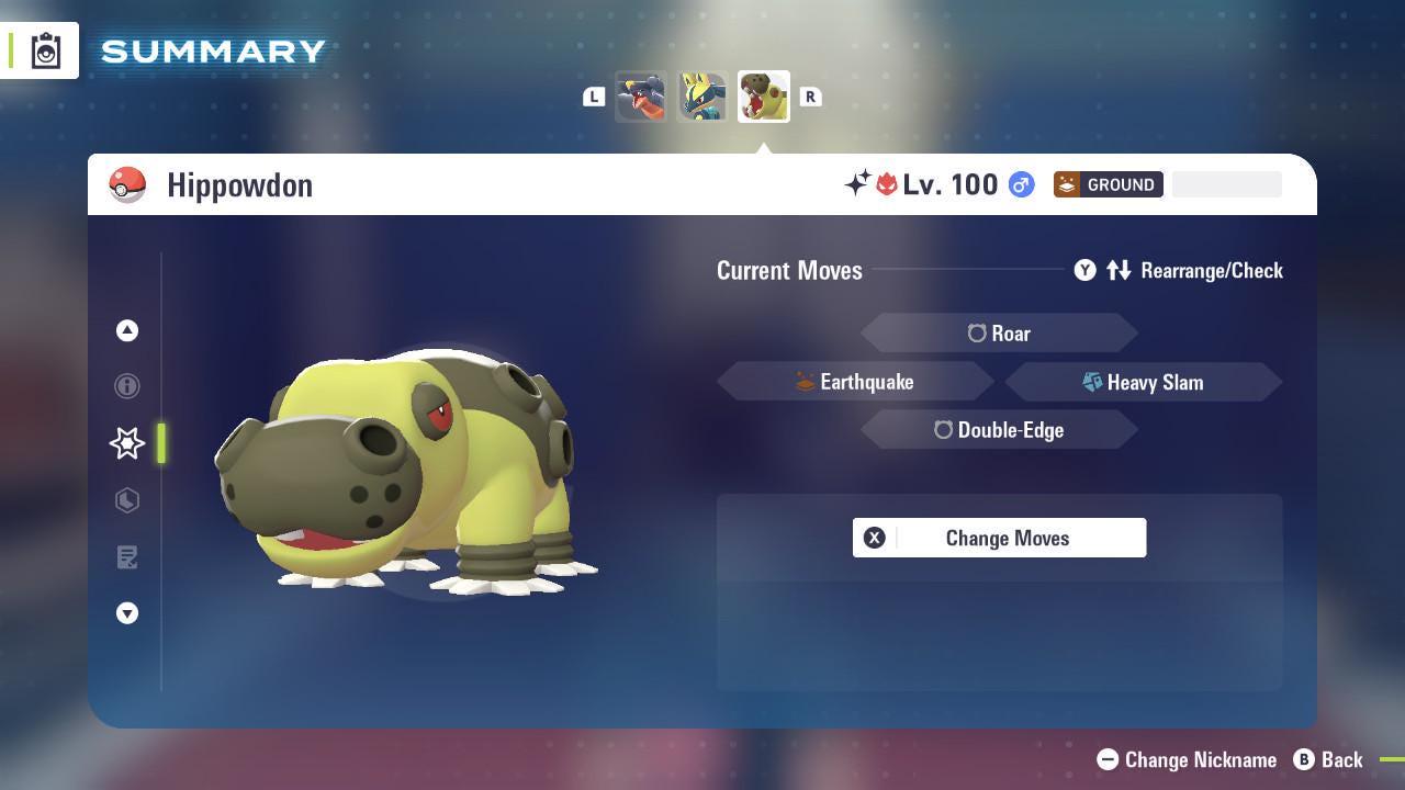 Shiny Alpha Hippowdon Pokémon Legends ZA 6IV Competitive Battle Ready Pokémon card photo 3