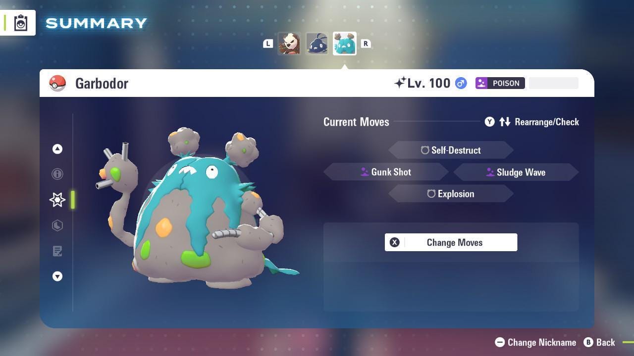 Shiny GARBODOR Pokémon Legends ZA 6IV Competitive Battle Ready Pokémon card photo 3