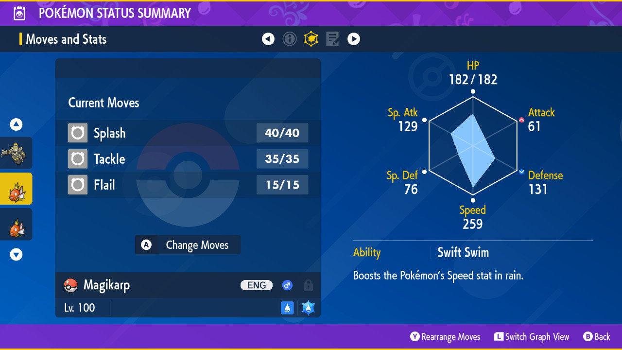 Shiny MAGIKARP Pokémon Scarlet Violet 6IV Competitive Battle Ready Pokémon card photo 3