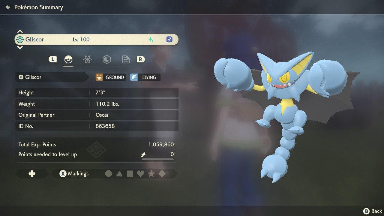 Shiny GLISCOR Pokemon Legends Arceus 6IV Competitive Battle Ready Pokémon card photo 3