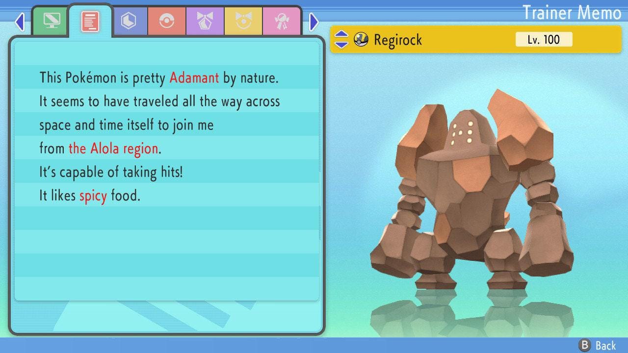 SHINY 6IV REGIROCK Pokemon Brilliant Diamond Shining Pearl 6IV Competitive Battle Ready Pokémon card photo 4