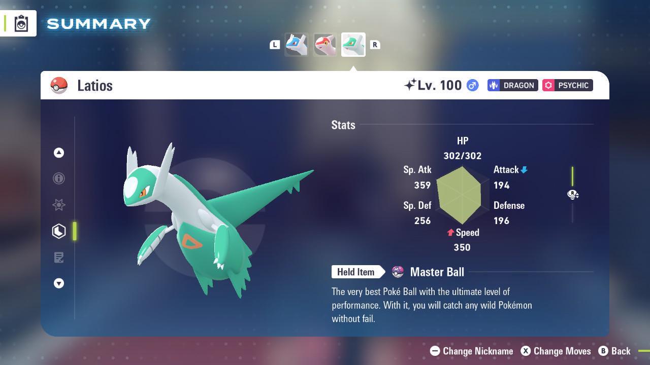 Shiny Latios Pokemon Legends Za Mega Dimension DLC 6IV Competitive Battle Ready Pokémon card photo 2