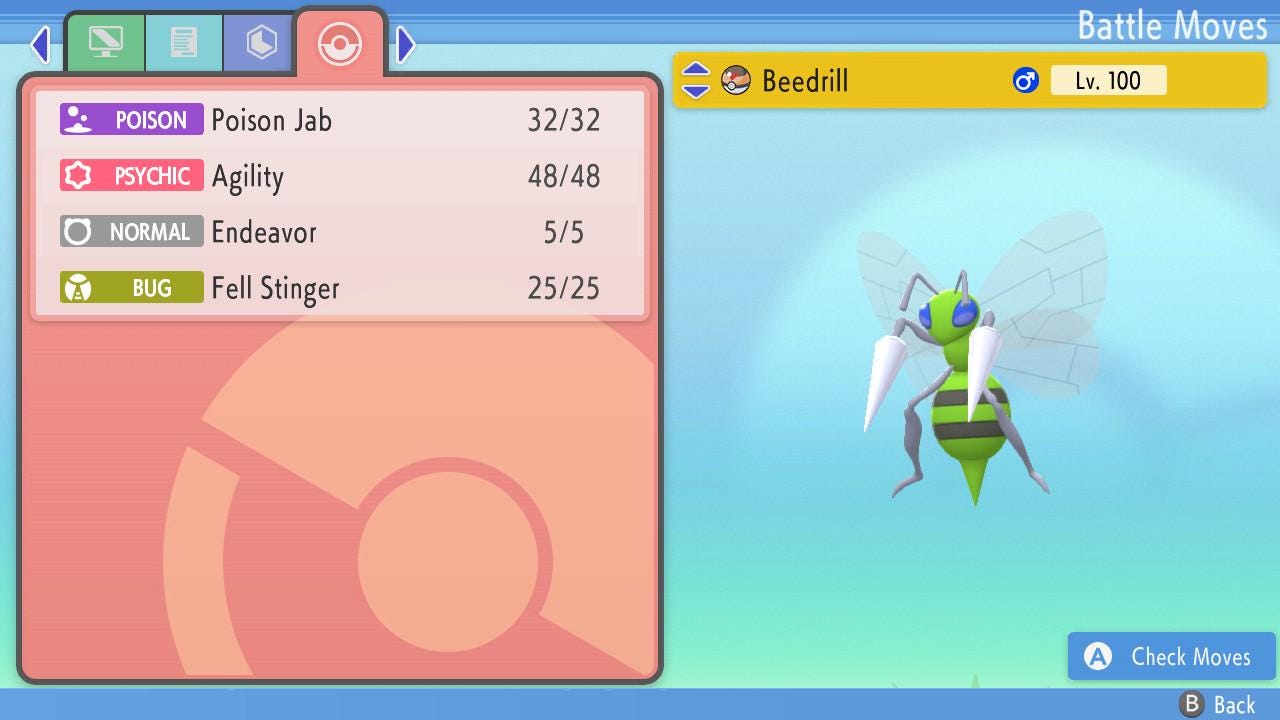 Shiny BEEDRILL Pokemon Brilliant Diamond Shining Pearl 6IV Competitive Battle Ready Pokémon card photo 4