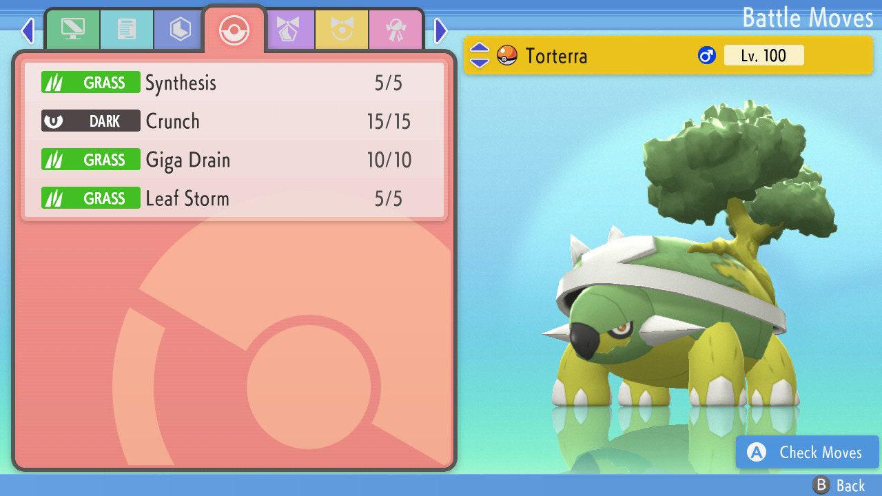 SHINY 6IV TORTERRA Pokemon Brilliant Diamond Shining Pearl 6IV Competitive Battle Ready – Brilliant Diamond & Shining Pearl Pokémon card photo