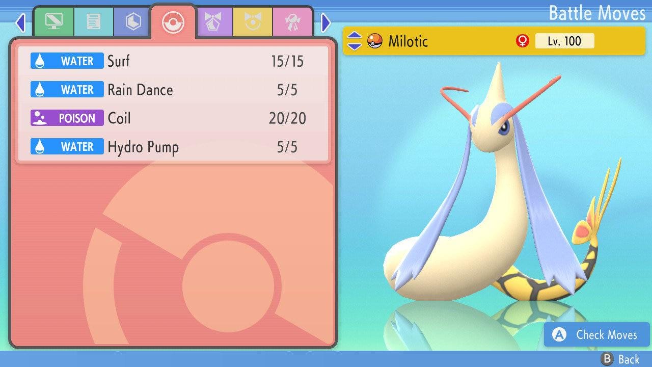 SHINY 6IV MILOTIC Pokemon Brilliant Diamond Shining Pearl 6IV Competitive Battle Ready Pokémon card photo 3