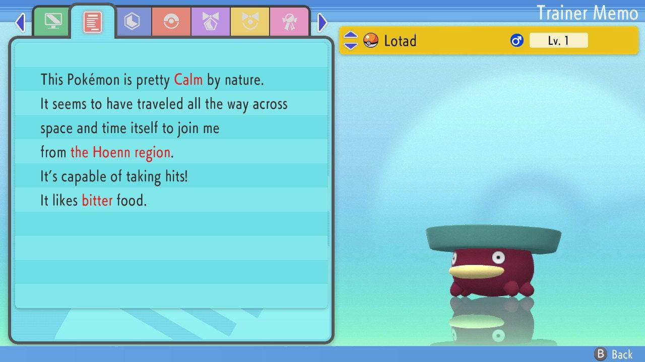 SHINY 6IV LOTAD Pokémon Brilliant Diamond and Shining Pearl 6IV Competitive Battle Ready Pokémon card photo 2