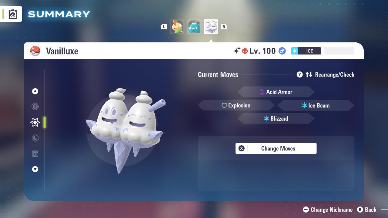 Shiny Alpha Vanilluxe Pokémon Legends ZA 6IV Competitive Battle Ready Pokémon card photo 4