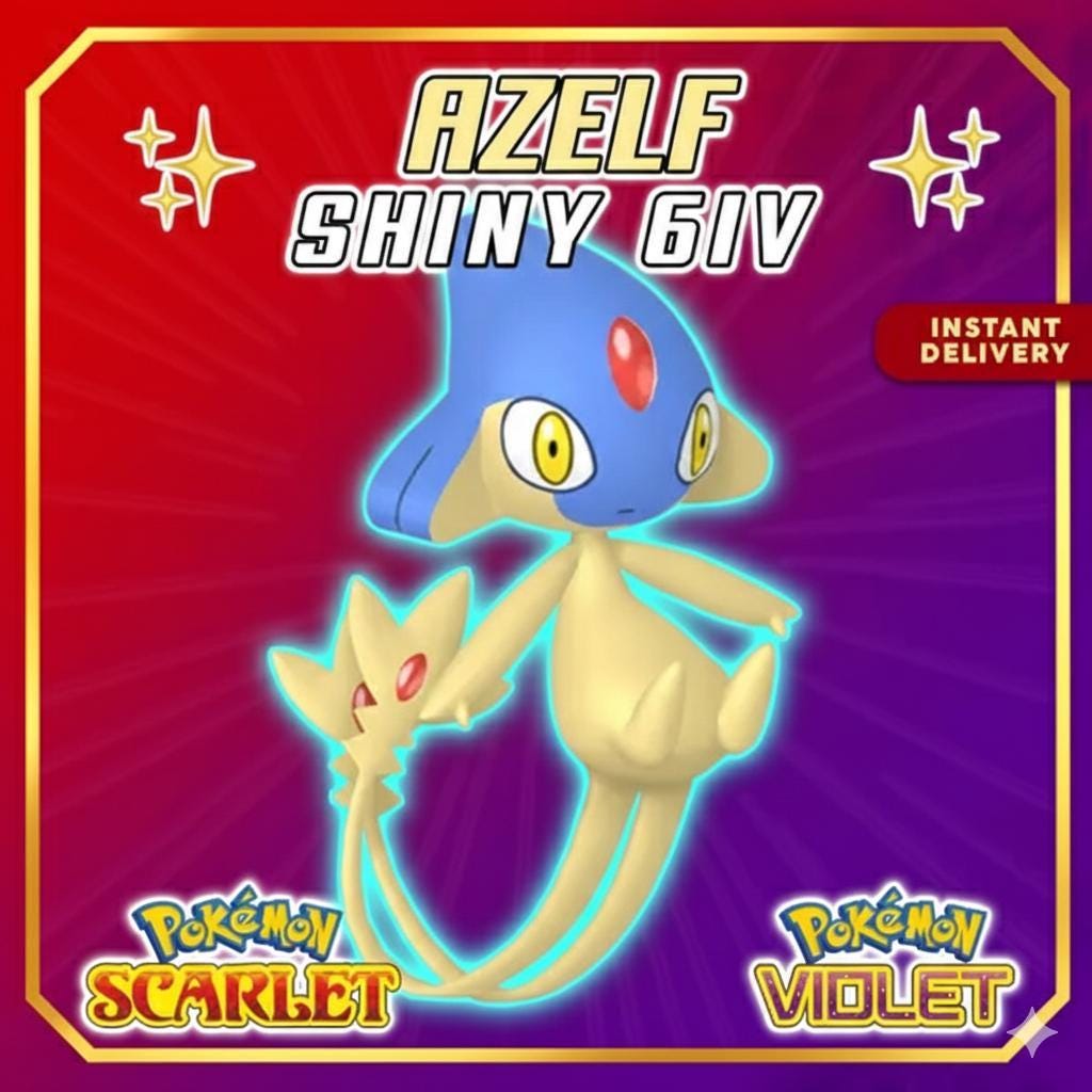 Foto de la carta Pokémon AZELF variocolor Pokémon Escarlata Púrpura 6IV competitivo listo para la batalla